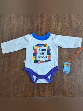LEGO® × Target Baby Bodysuit Newborn Build The Future Long Sleeve New With Tag